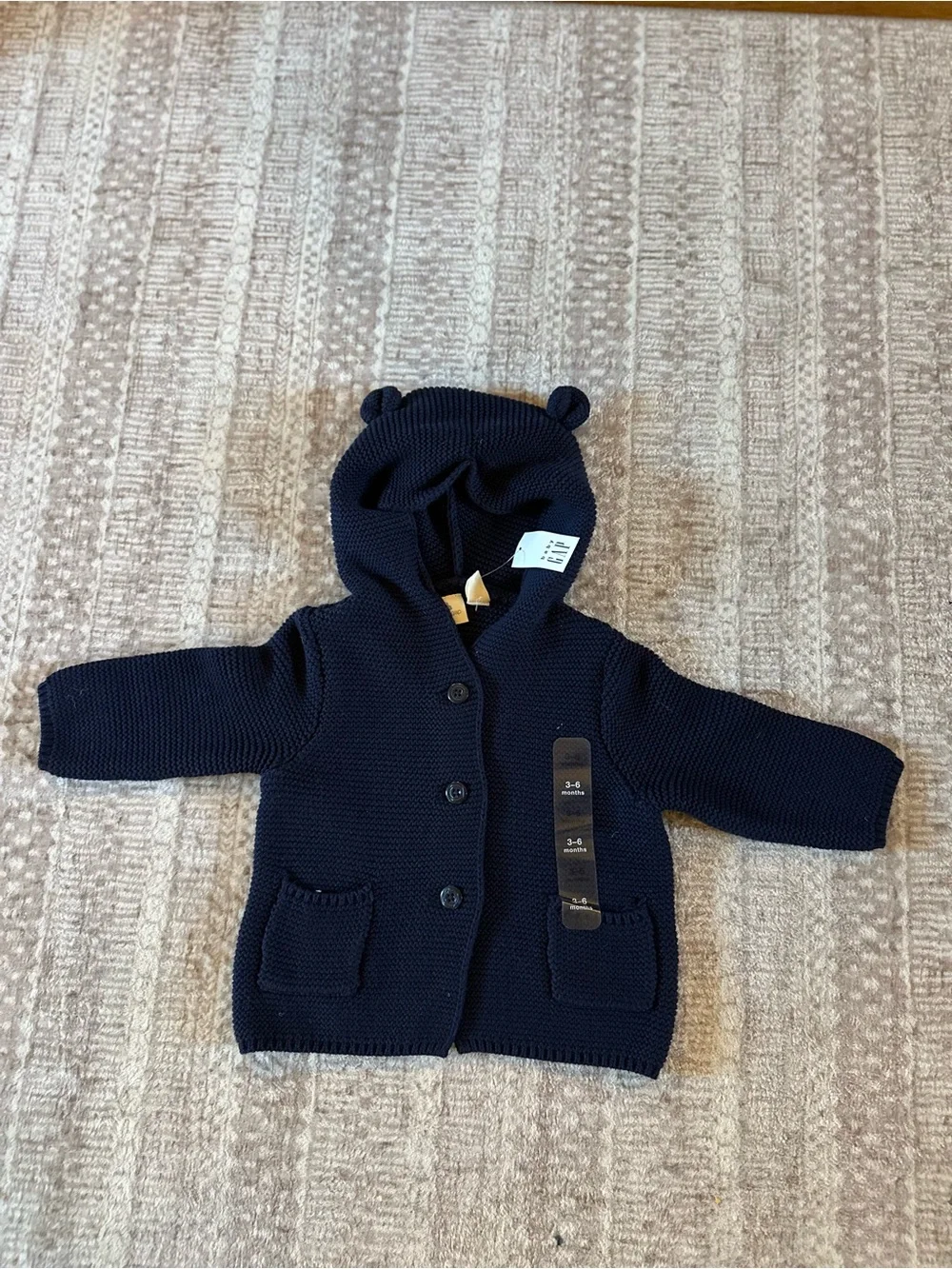 Navy Blue Baby Bear Cardigan from Gap